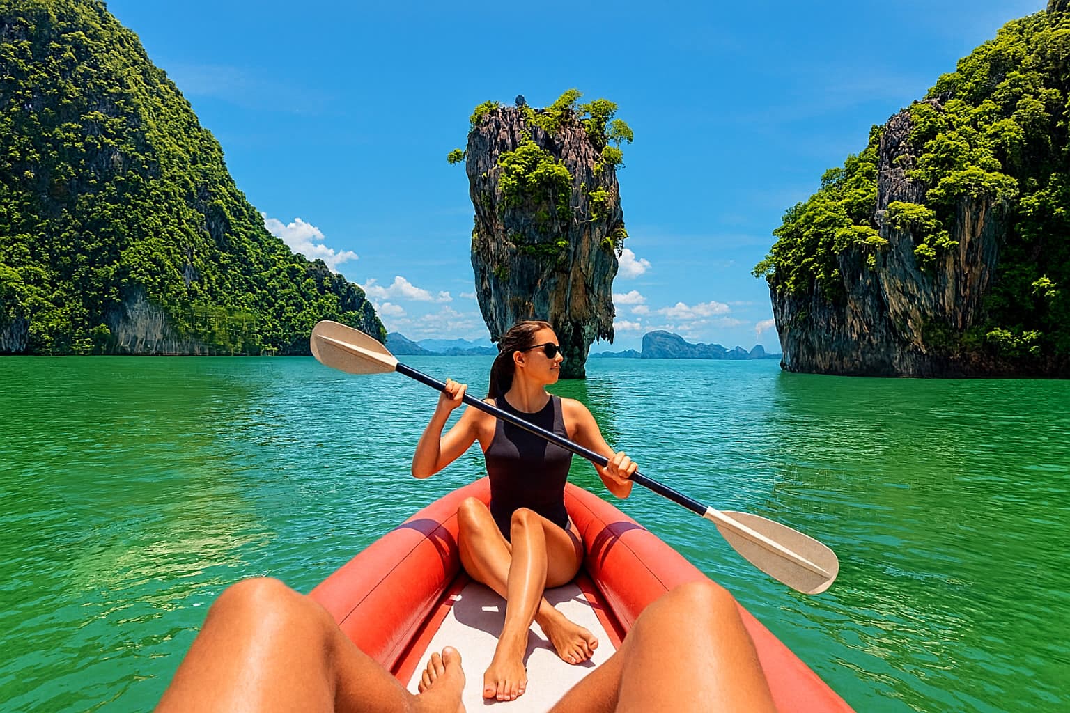 ทัวร์อ่าวพังงา + เกาะเจมส์บอนด์ + พายเรือแคนู