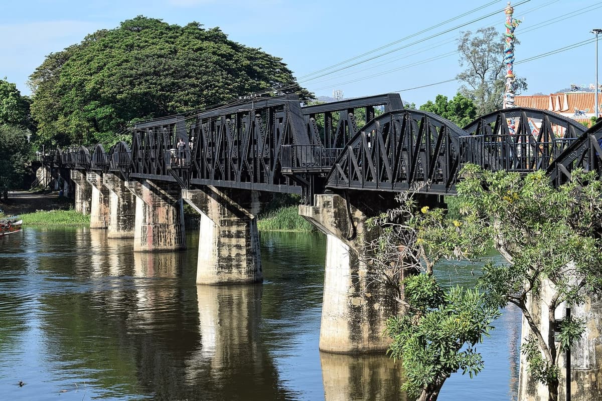 สะพานข้ามแม่น้ำแคว จังหวัดกาญจนบุรี