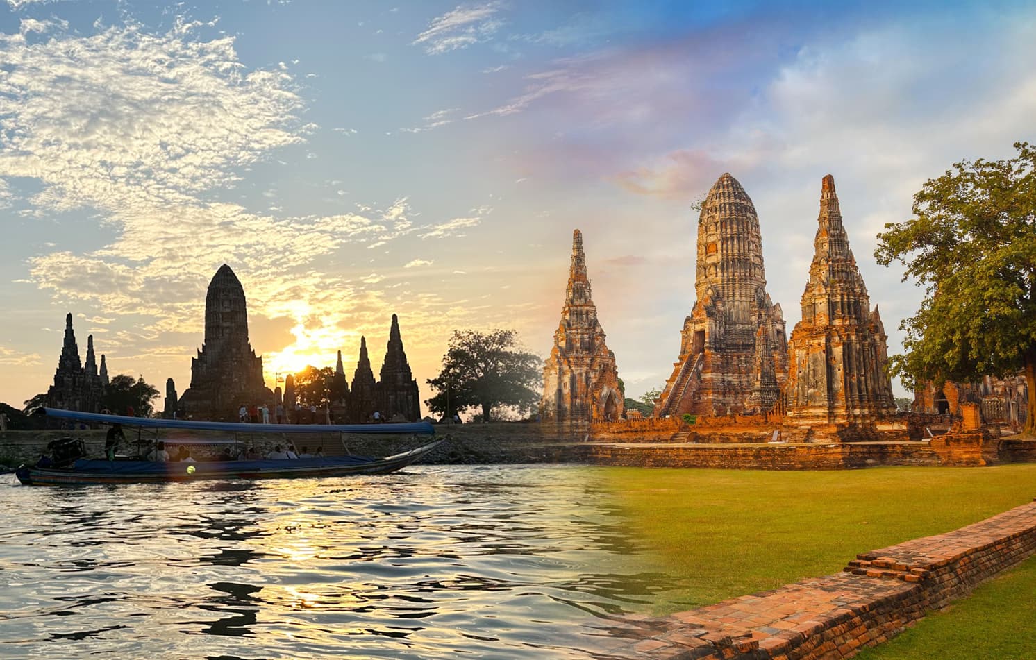 ทัวร์อยุธยา UNESCO ครึ่งวัน + ล่องเรือ